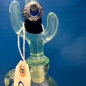 Vintage United States Army Ring w/ Blue Stone-Size 9